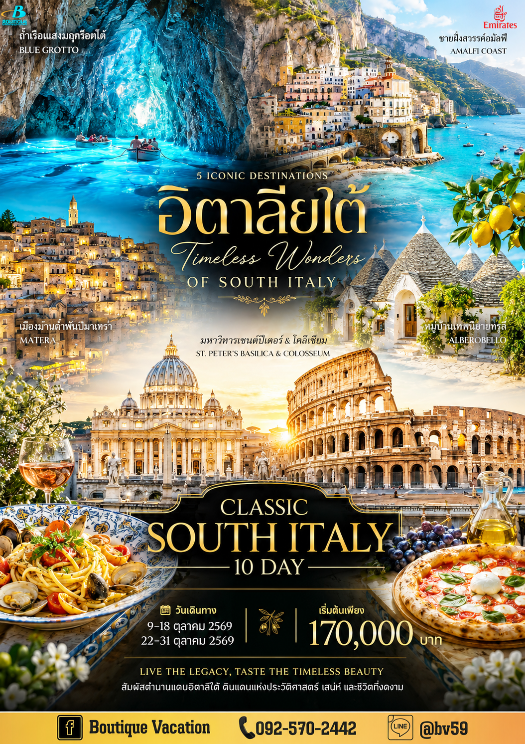CLASSIC SOUTH ITALY 10 DAYS (EK)